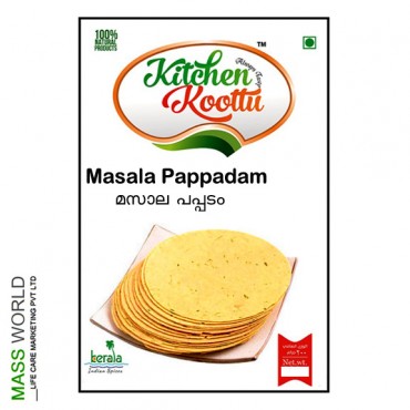 MASALA PAPPADAM (മസാല പപ്പടം) 100 GM